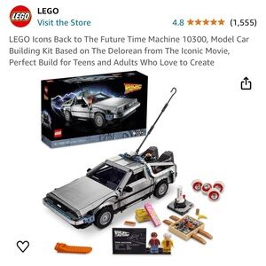 LEGO back to the future DeLorean UCS brand new